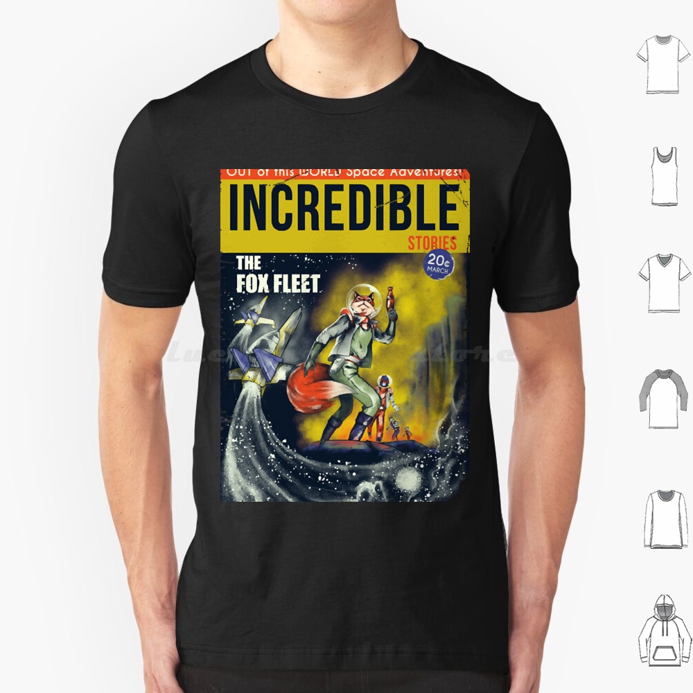 Retro Gaming Jeux - T-shirt The Fox Fleet, grande taille,