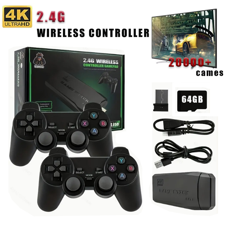 Retro Gaming Game Stick - Manette de jeu vidéo sans fil