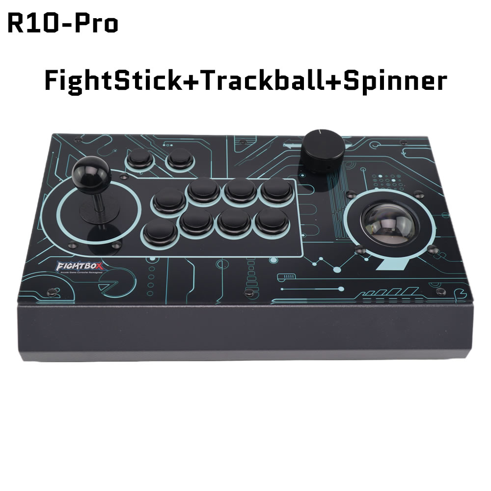 Retro Gaming Game Stick - Manette de jeu d'arcade FightBox R10-PRO