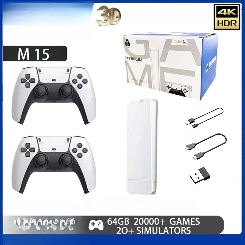 Retro Gaming Game Stick - Système de jeu rétro M15 4K