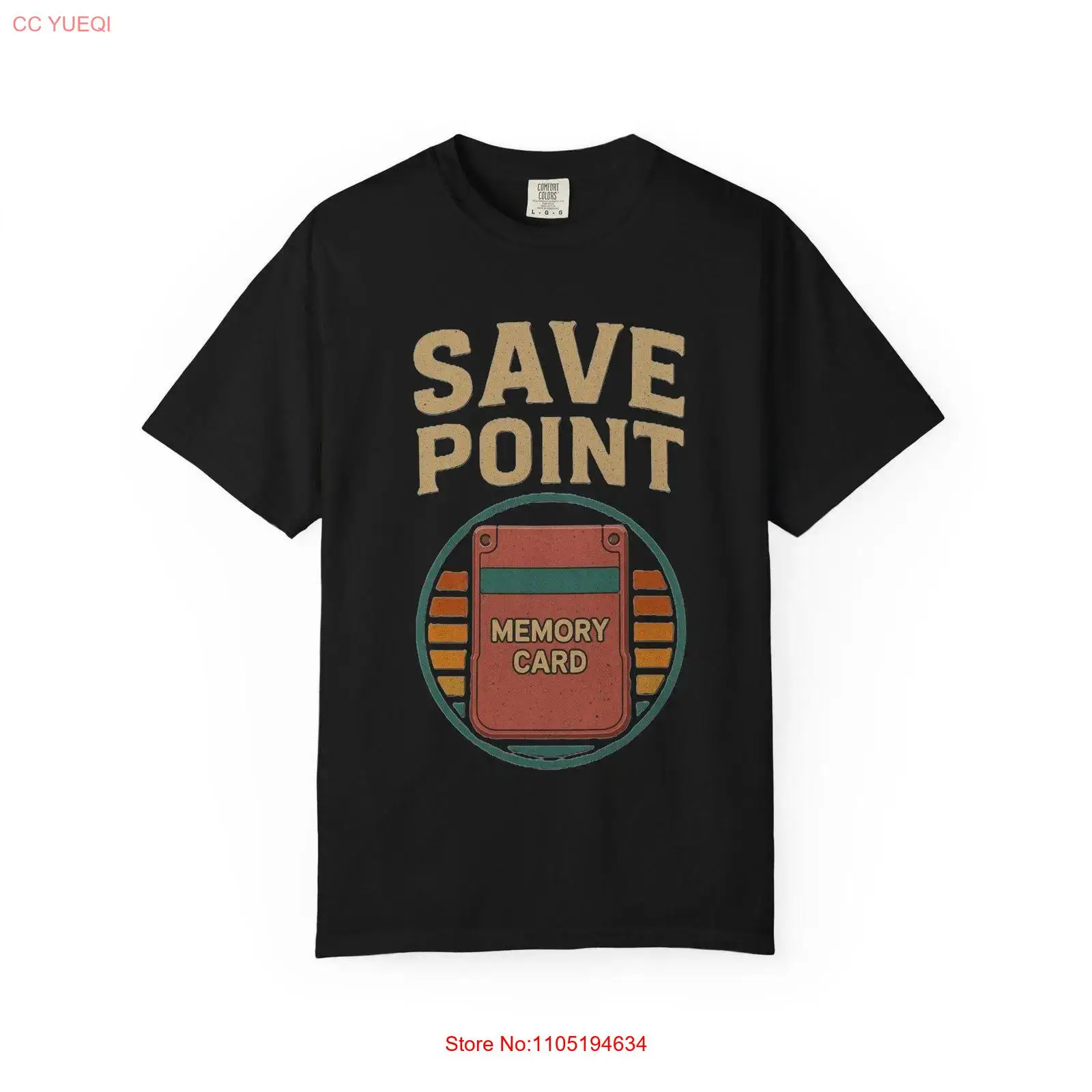 Retro Gaming T Shirts - Save Point carte mémoire rétro Gamer