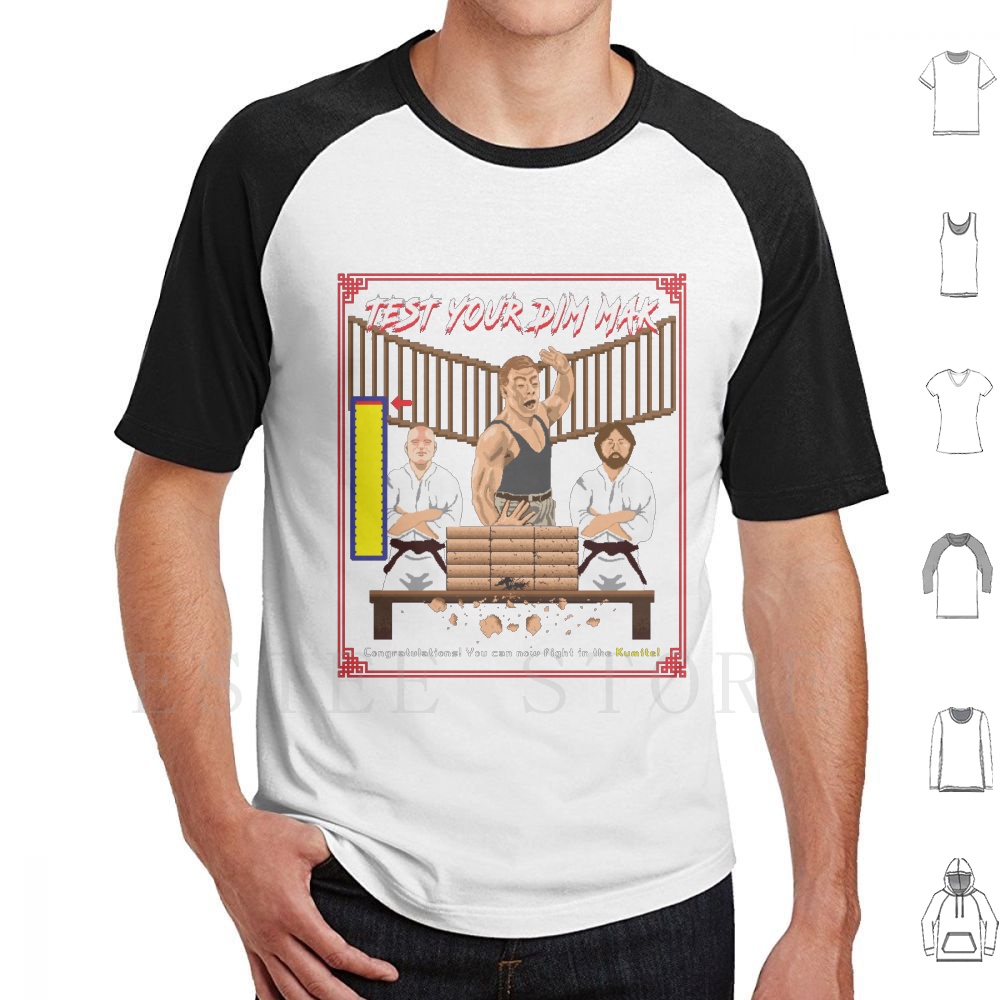 Retro Gaming Jeux - T-shirt en coton imprimé Bloodsport pour