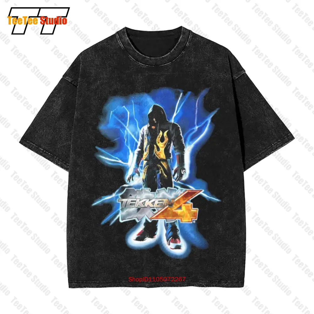 Retro Gaming T Shirts - Vintage Tekken 4 Namco Promo Arcade