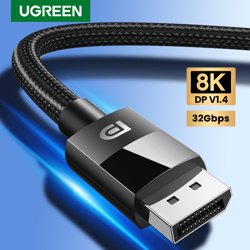 Retro Gaming Projector - UGREEN 8K DisplayPort Câble pour TV