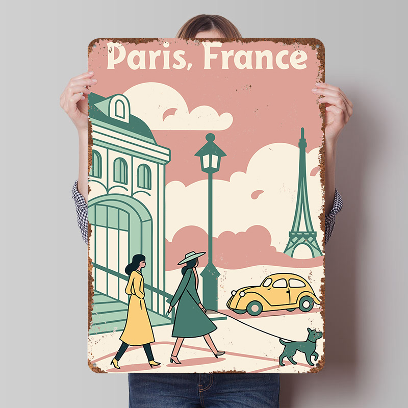 Retro Gaming France - Affiche imprimée sur le thème de