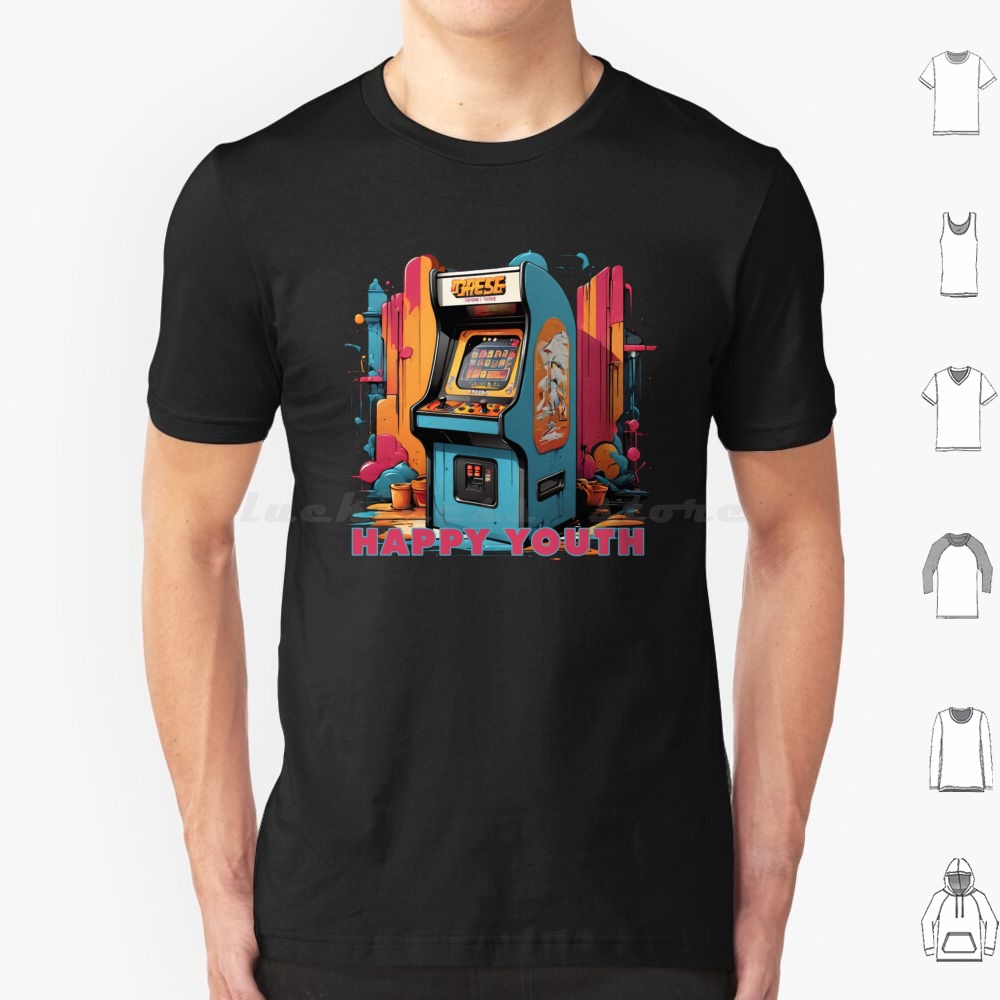 Joyeux jeunesse-arcade t-shirt - Retro Gaming T Shirts avis et prix