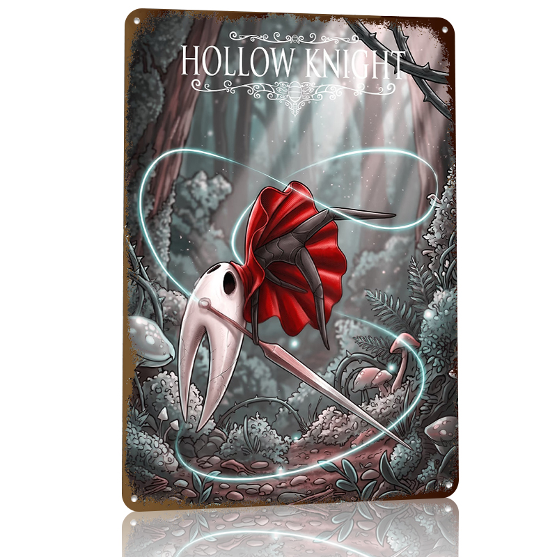 Affiche métallique Hollow Knig - Retro Gaming At avis et prix
