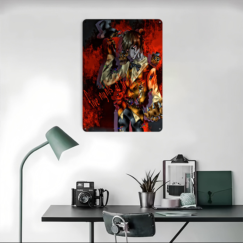 Affiche Anime Five Nights At F - Retro Gaming At avis et prix