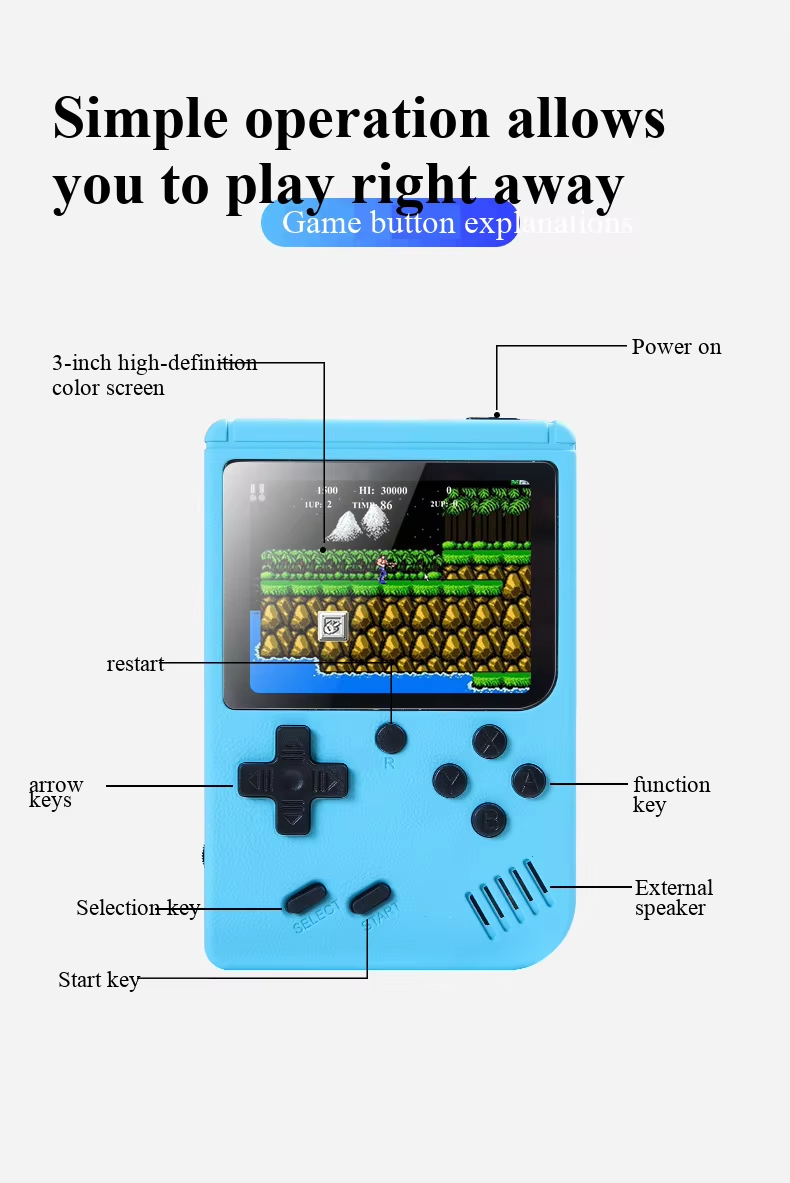Console de jeux portable rétro - Retro Gaming App avis et prix