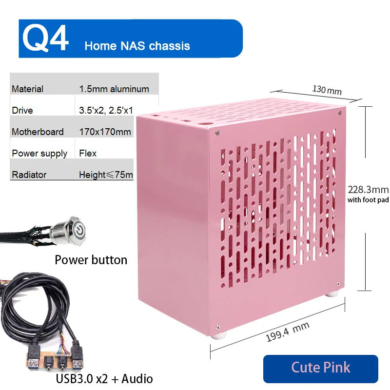ARSYLID Q4 Home Nas châssis en - Retro Gaming Pc Case avis et prix