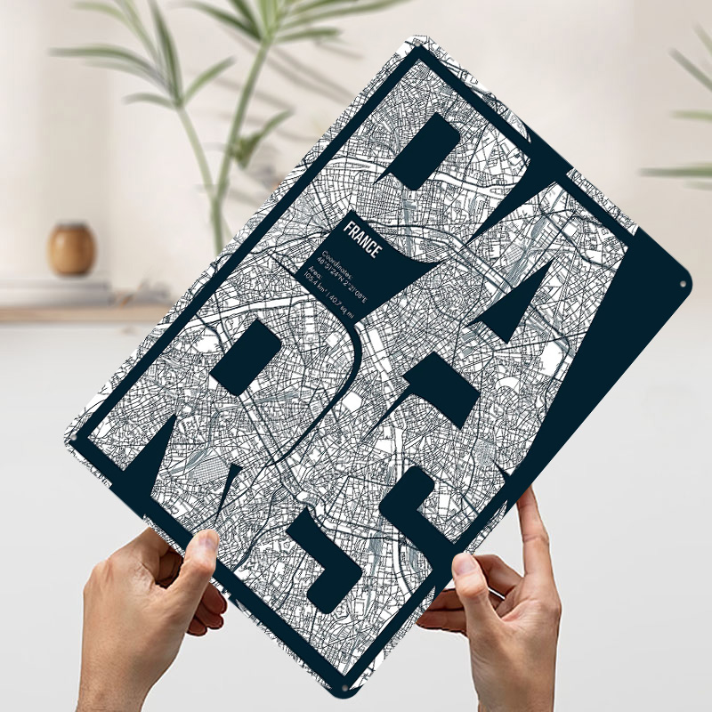 Affiche de carte de Paris, Fra - Retro Gaming France avis et prix