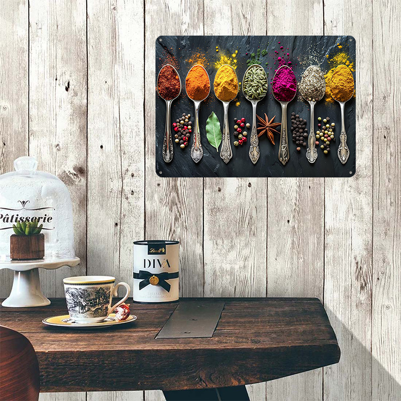 Affiche d'herbes et d'épices,  - Retro Gaming At Home avis et prix
