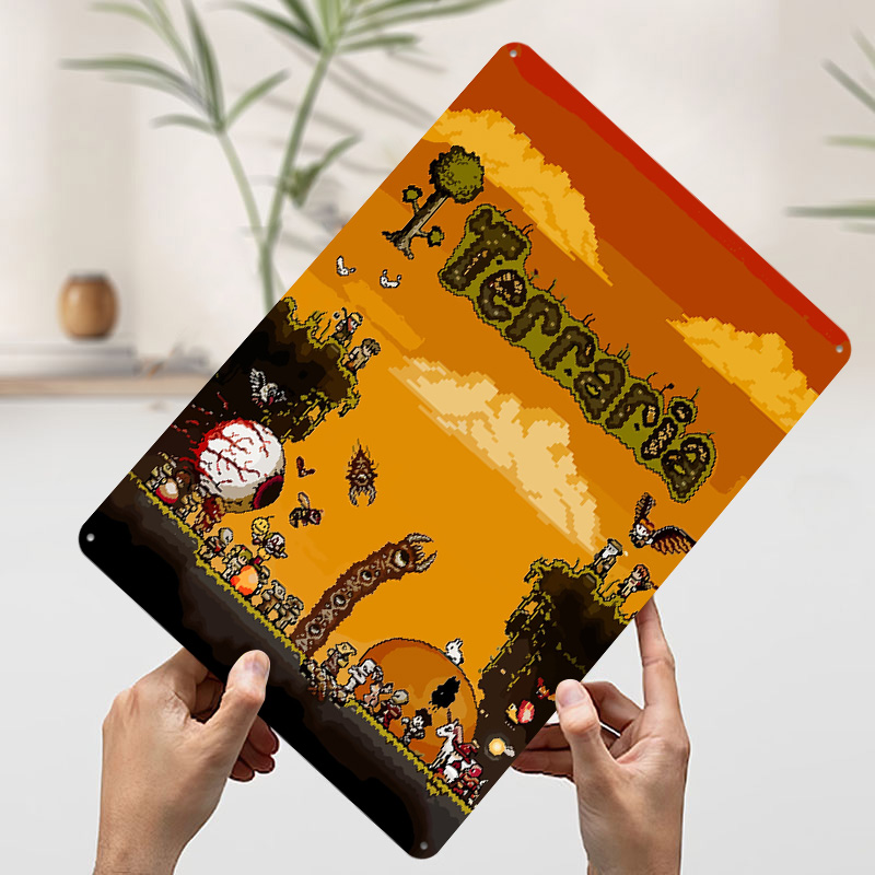 Affiche imprimée Terraria Pixe - Retro Gaming At avis et prix