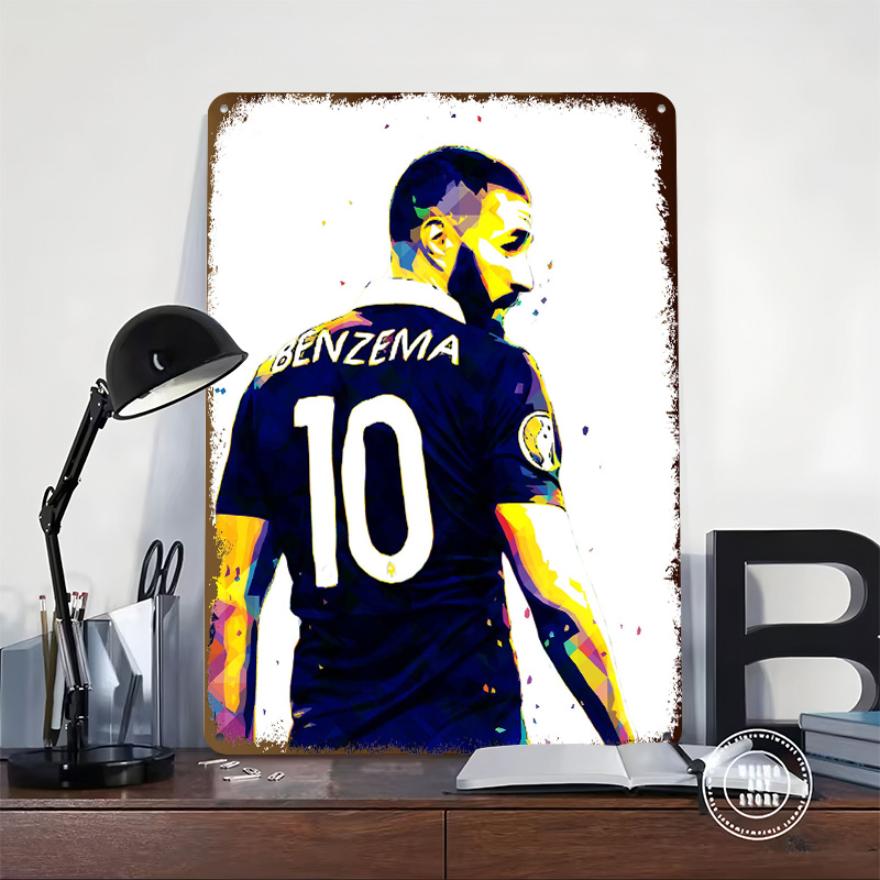 Affiche Karim Benzema France R - Retro Gaming France avis et prix