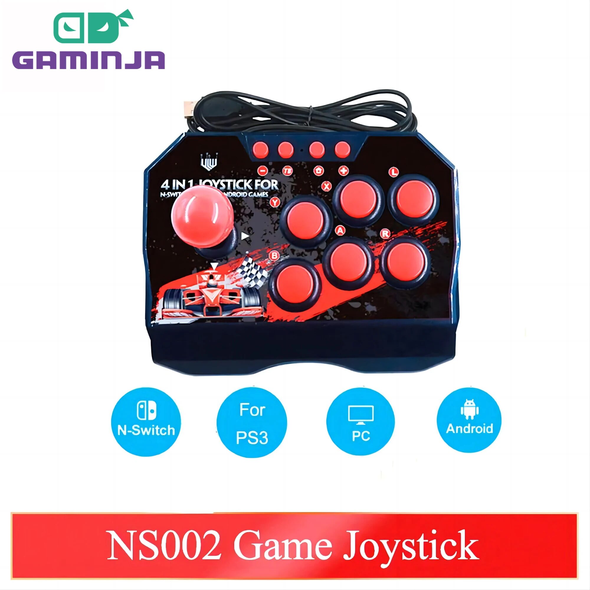 GAMINJA NS002 4 En 1 Rétro Arc - Retro Gaming App avis et prix