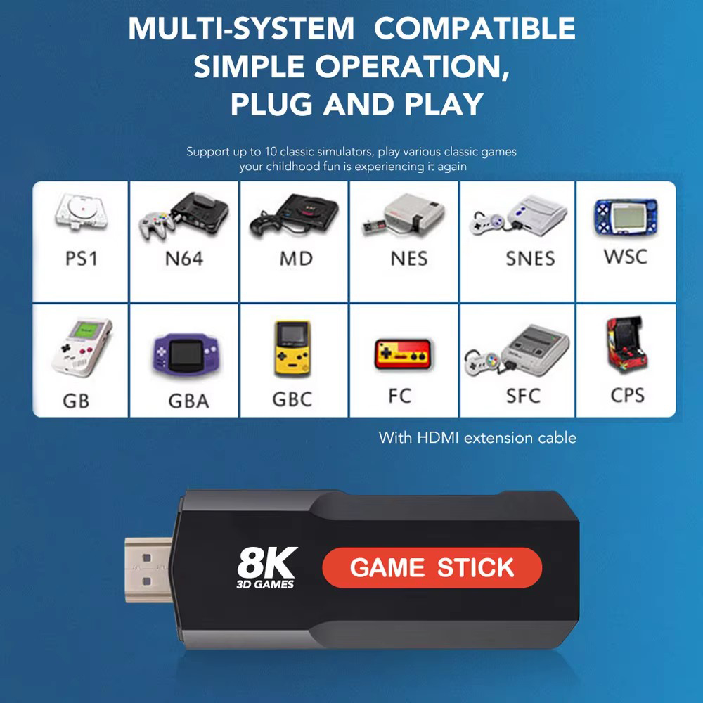 Console de jeu X2 Game Stick H - Retro Gaming Game Stick avis et prix