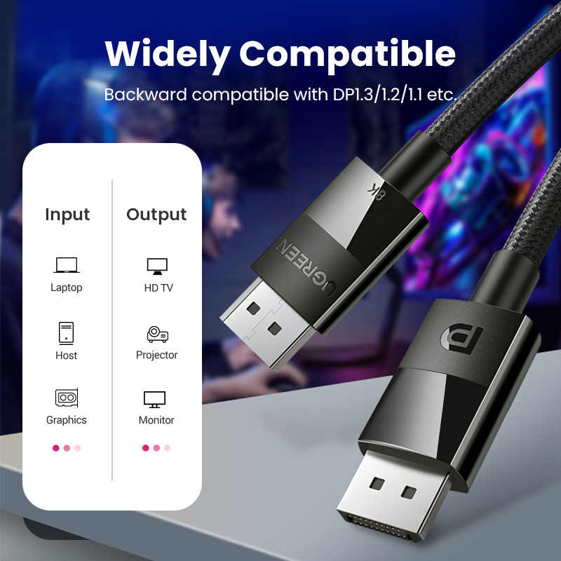 UGREEN 8K DisplayPort Câble po - Retro Gaming Projector avis et prix