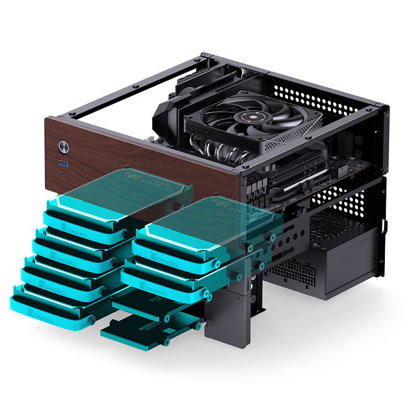 JONSBO N4 châssis NAS noir M-A - Retro Gaming Pc Case avis et prix