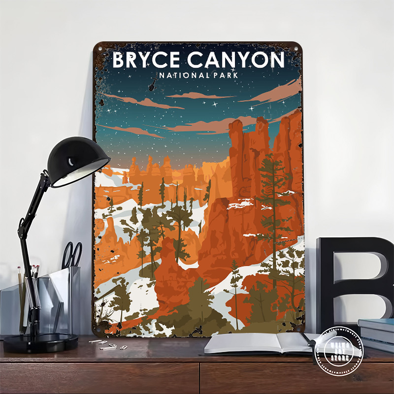Affiche imprimée Bryce Canyon  - Retro Gaming At avis et prix