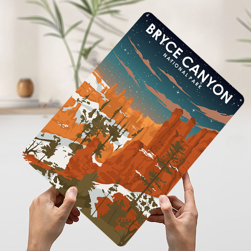 Affiche imprimée Bryce Canyon  - Retro Gaming At avis et prix
