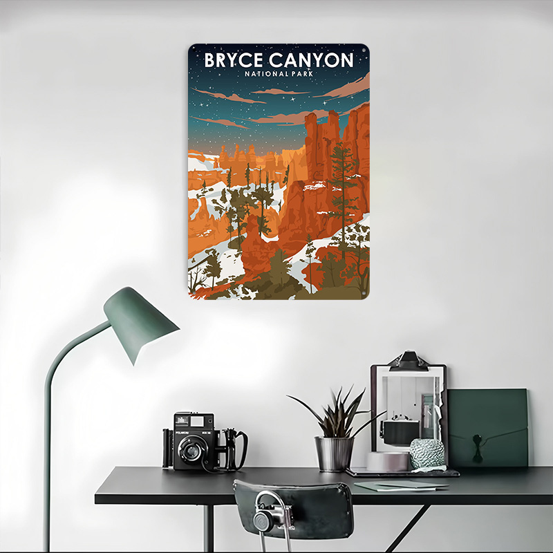 Affiche imprimée Bryce Canyon  - Retro Gaming At avis et prix