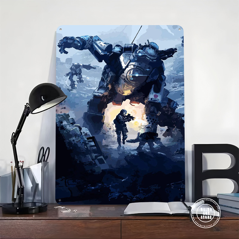 Affiche en tôle Titalfall, Art - Retro Gaming At Home avis et prix