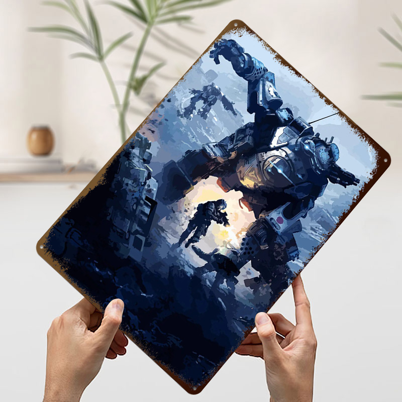 Affiche en tôle Titalfall, Art - Retro Gaming At Home avis et prix