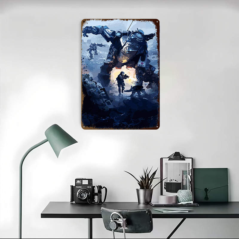Affiche en tôle Titalfall, Art - Retro Gaming At Home avis et prix